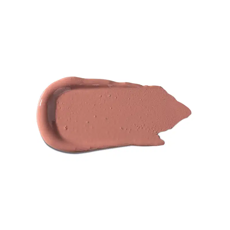 Textura cremosa, com acabamento aveludado e tom rosado característico de um produto de maquiagem da marca Vult. Apresenta superfície lisa e uniforme, sugerindo uma consistência suave e deslizante.