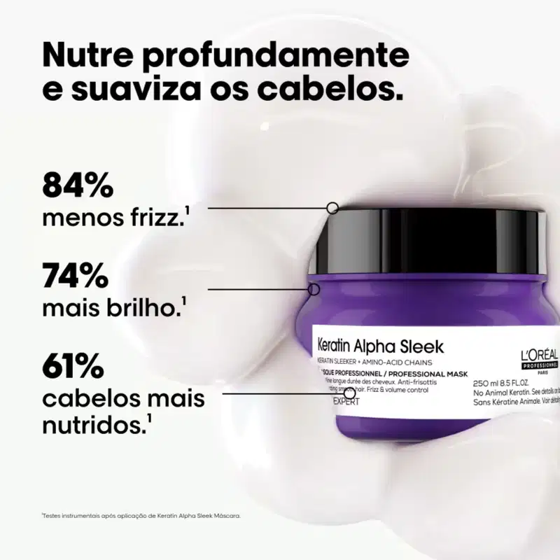 Kit L'Oréal Professionnel Vitamino Keratin Alpha Sleek Couleur for Home (4 Produtos)