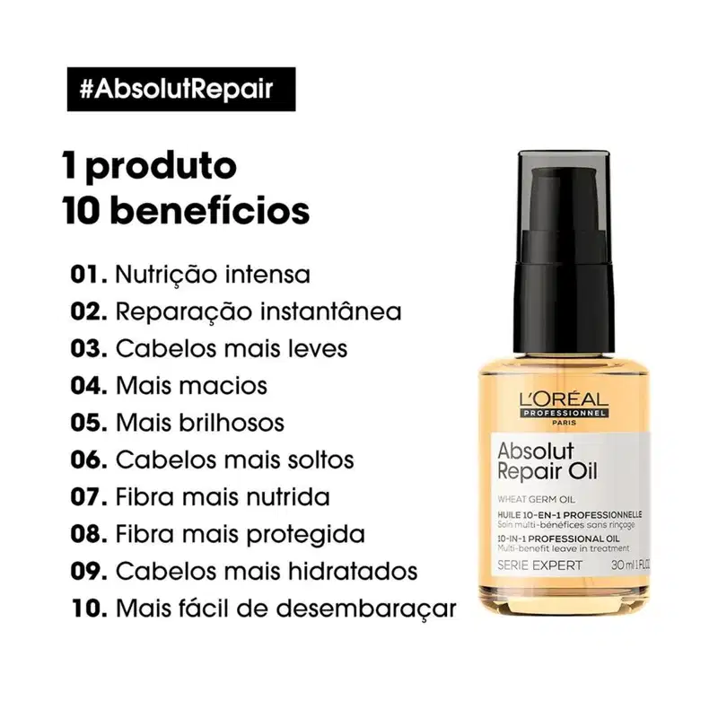 Kit L'Oréal Professionnel Absolut Keratin Alpha Sleek Restructurant for Home (4 Produtos)
