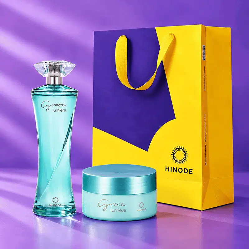 Kit Presente Feminino Grace Lumière Deo Colônia + Hidratante Corporal
