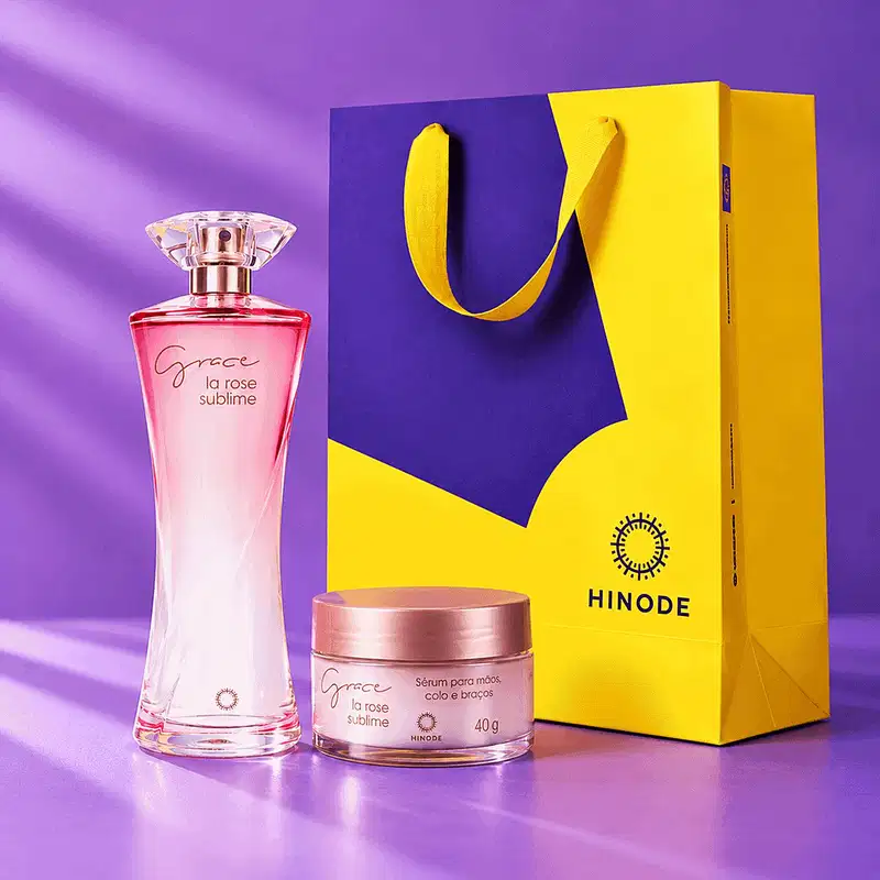 Kit Presente Feminino Grace La Rose Deo Colônia + Sérum