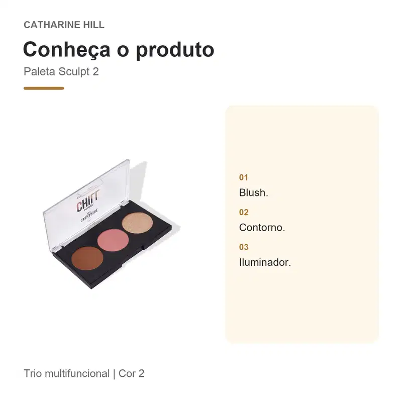 Paleta Sculpt Multifuncional Catharine Hill - 2