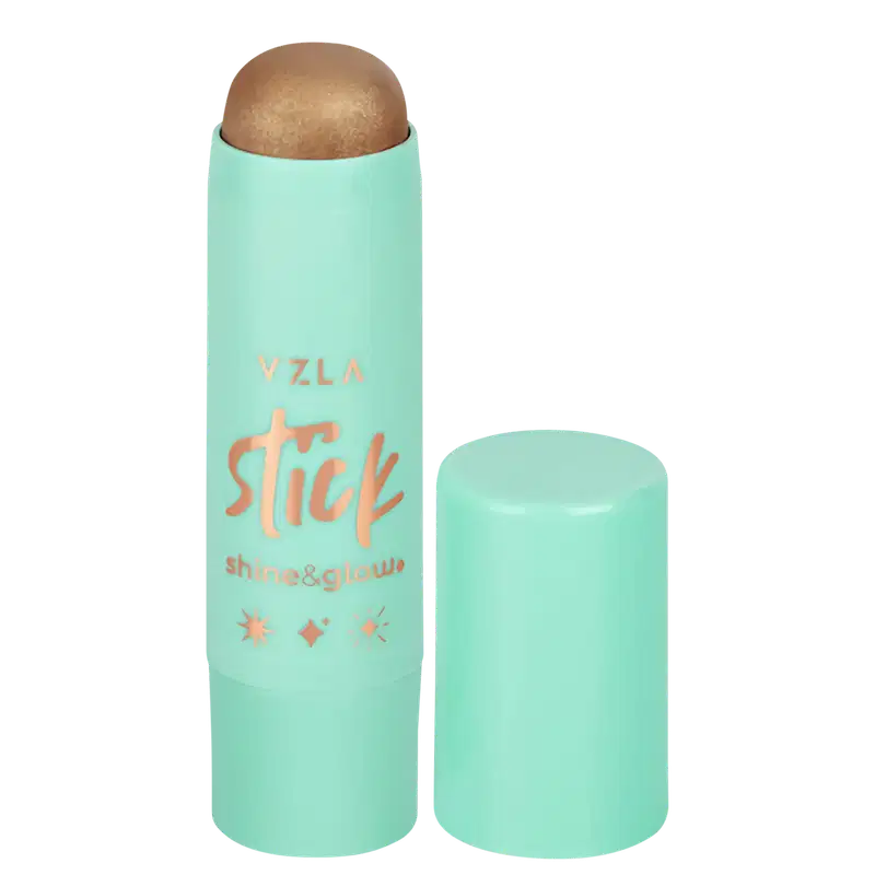 Stick Iluminador Shine & Glow Vizzela  - Glow 3 - Perolado Rose Gold