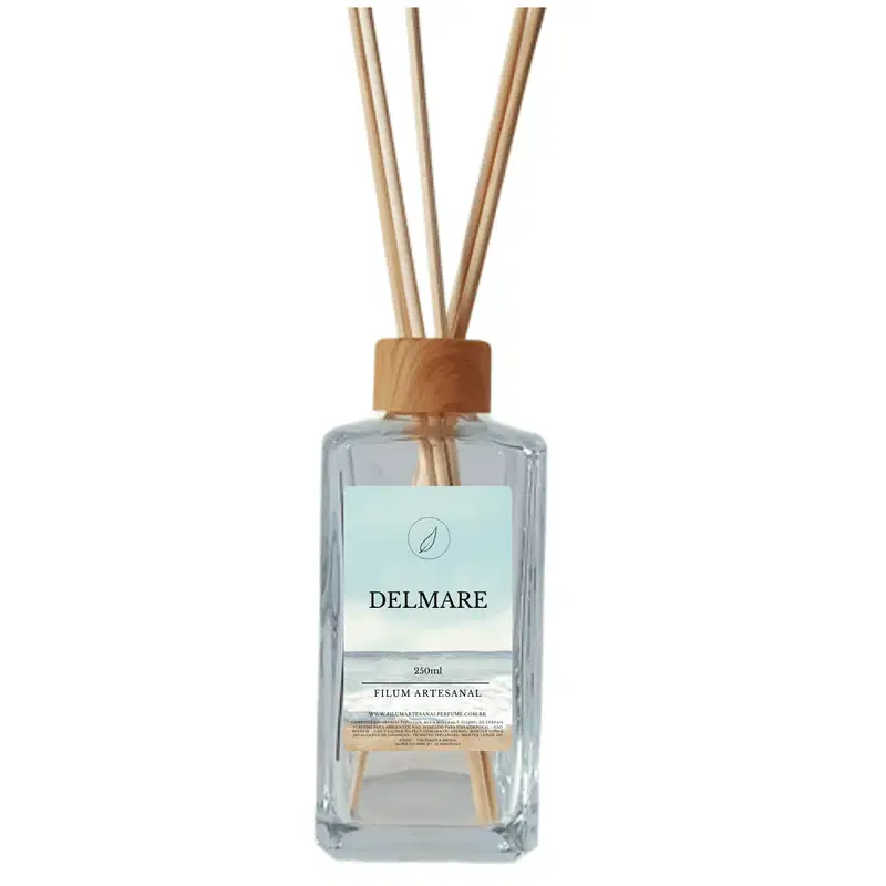 Filum Artesanal Difusor de Varetas Aromatizador de Ambiente Del Mare 250ml