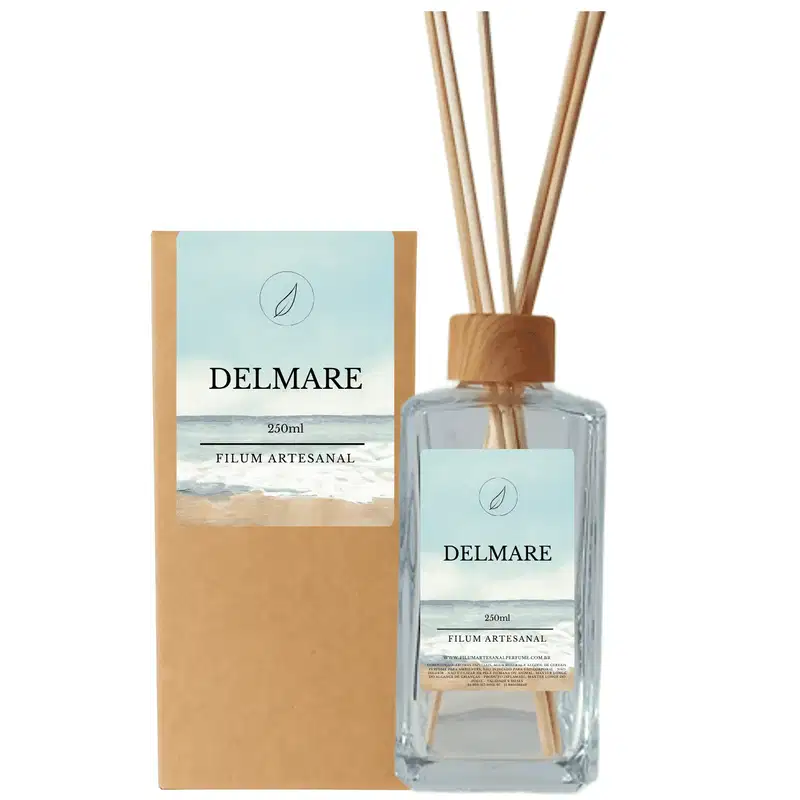 Filum Artesanal Difusor de Varetas Aromatizador de Ambiente Del Mare 250ml