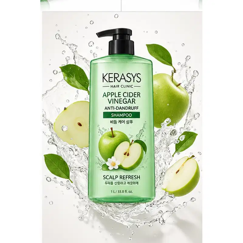 Kerasys Anticaspa Apple Cider Vinegar Shampoo 1 L