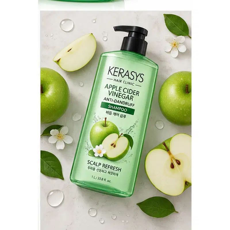 Kerasys Anticaspa Apple Cider Vinegar Shampoo 1 L