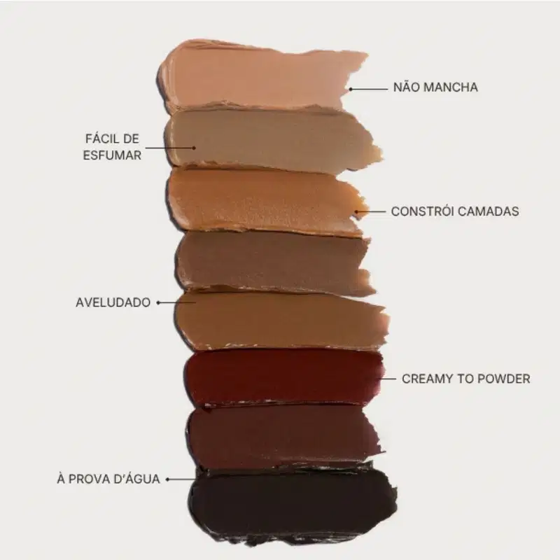 Be Peach Bronzer BMÉS - Batom, Bronzer, Contorno e Sombra Cor:Cacau 30% - Neutro rosado
