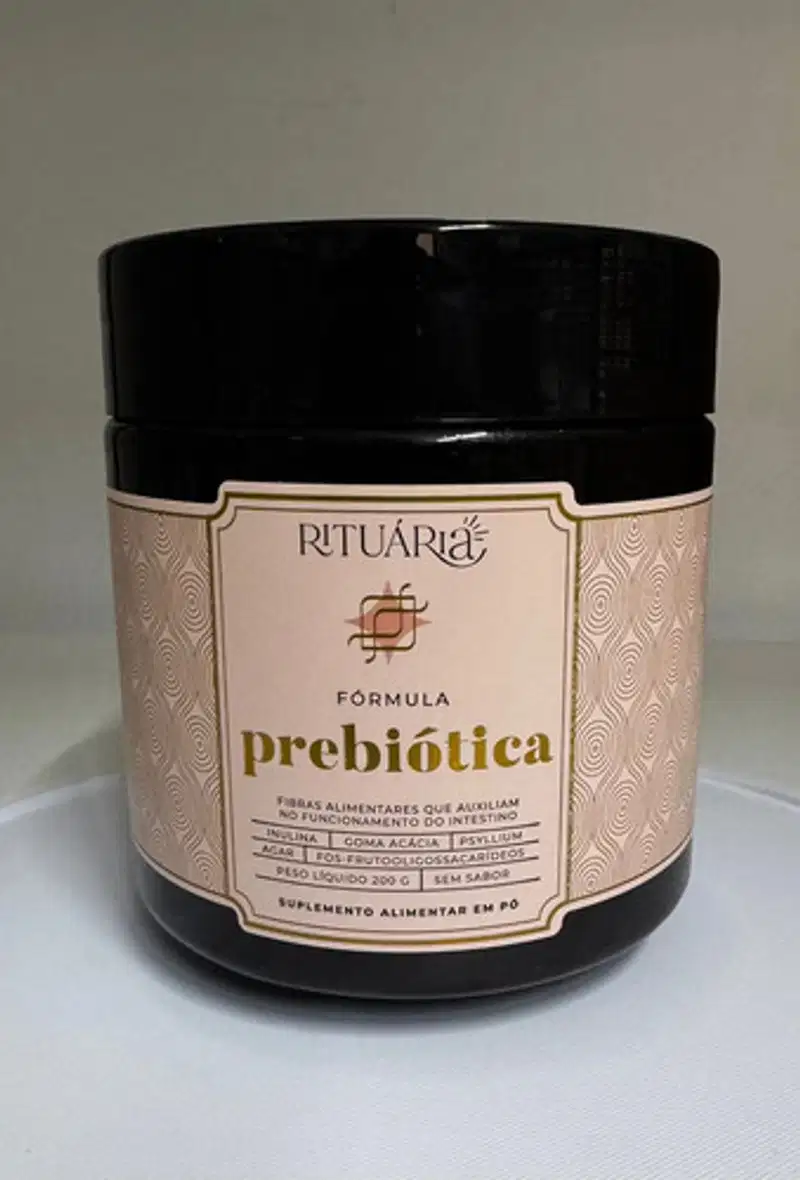 Kit 2x Fórmula Prebiótica Rituária 200g  Fibras Alimentares Sem Sabor