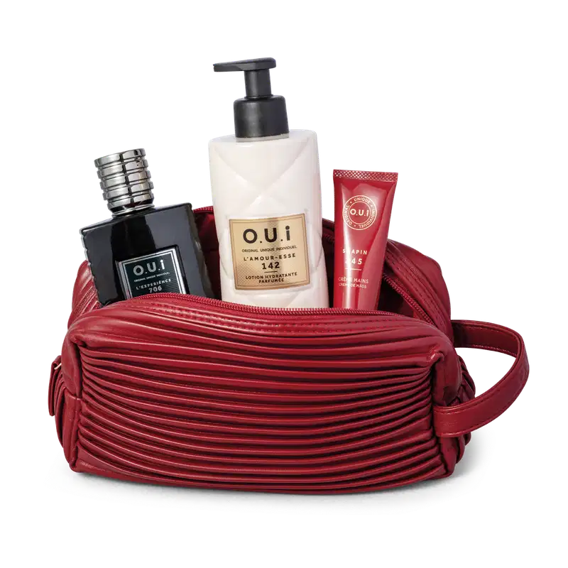 O.U.i Nécessaire Vermelho Com Alça