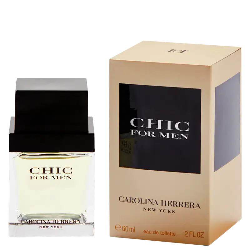Chic For Men Carolina Herrera Eau de Toilette - Perfume Masculino 60ml