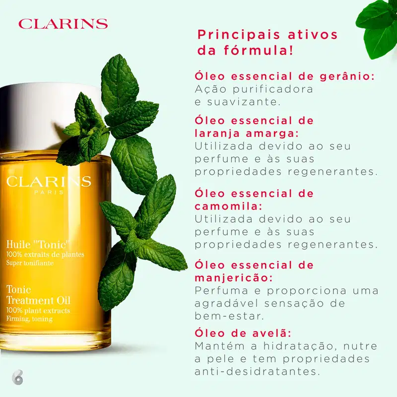 Clarins Huile Body Treatment - Óleo Firmador 100ml