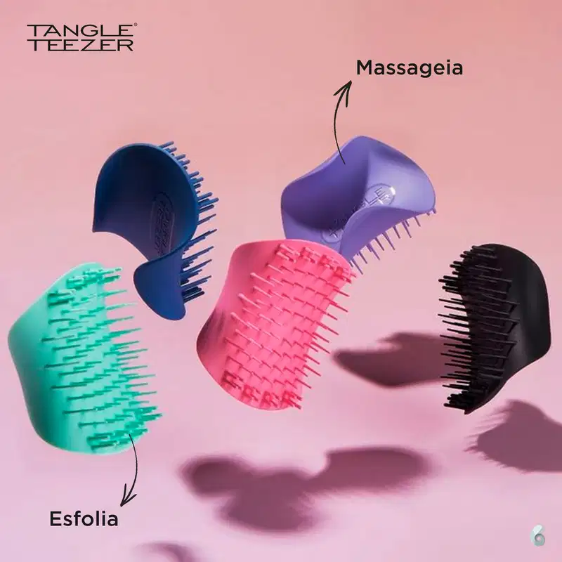 Tangle Teezer Scalp Exfoliator Pink - Escova de Cabelo