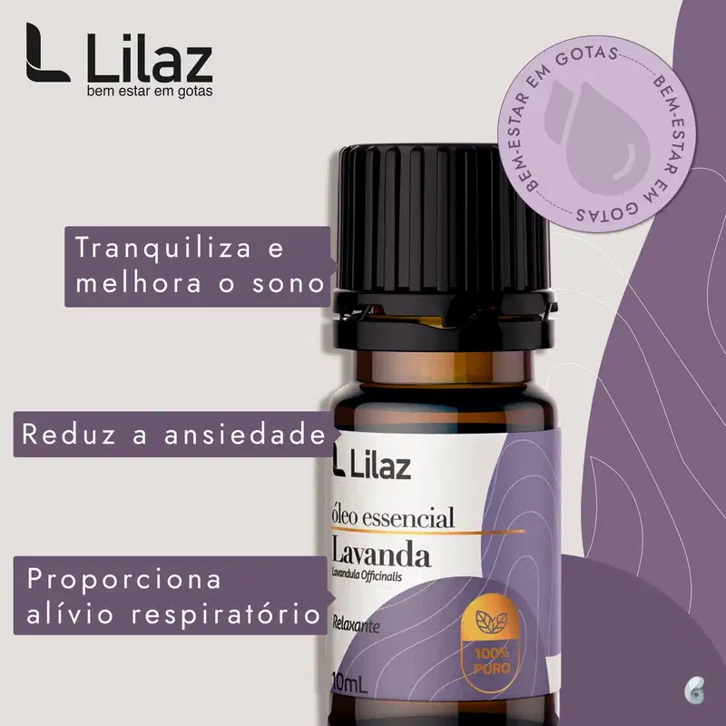 Lilaz Lavanda - Óleo Essencial 10ml