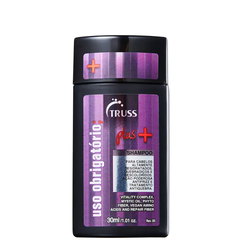 Shampoo Uso Obrigatório; Plus+ Travel Size 30ml