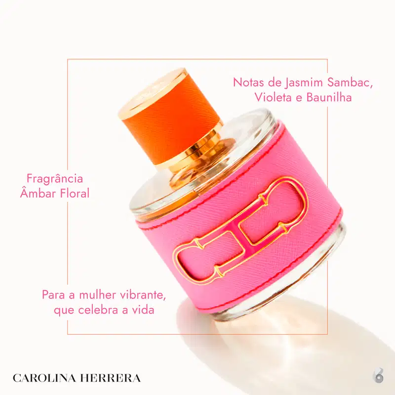 CH Pasión Carolina Herrera Eau de Parfum - Perfume Feminino 100ml