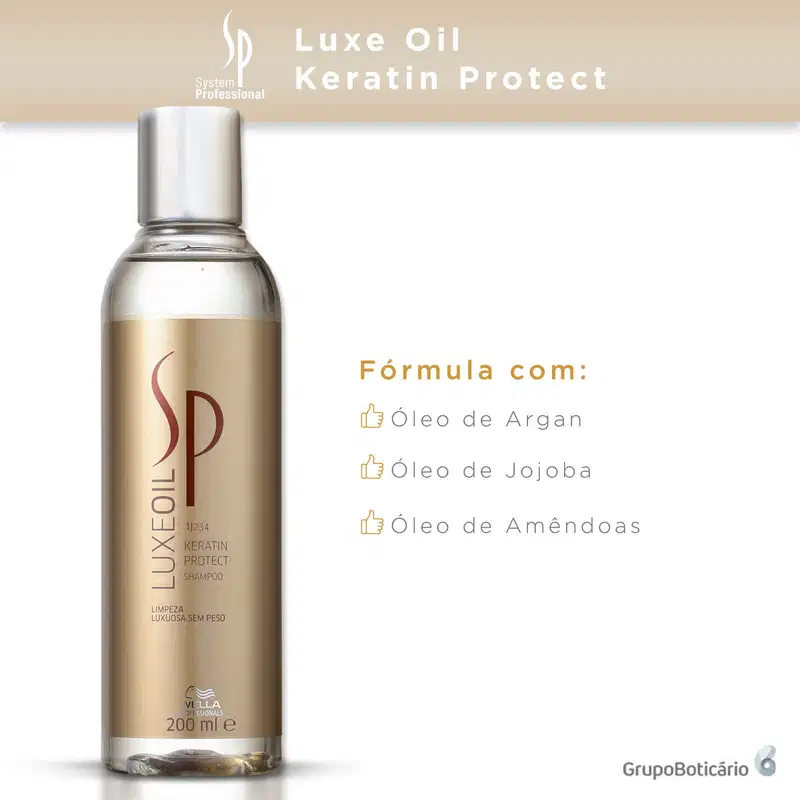 SP System Professional Luxe Oil Keratin Protect - Shampoo 200ml