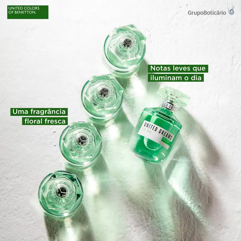 United Dreams Live Free Benetton Eau de Toilette - Perfume Feminino 80ml
