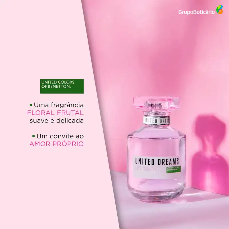 United Dreams Love Yourself Benetton Eau de Toilette - Perfume Feminino 50ml