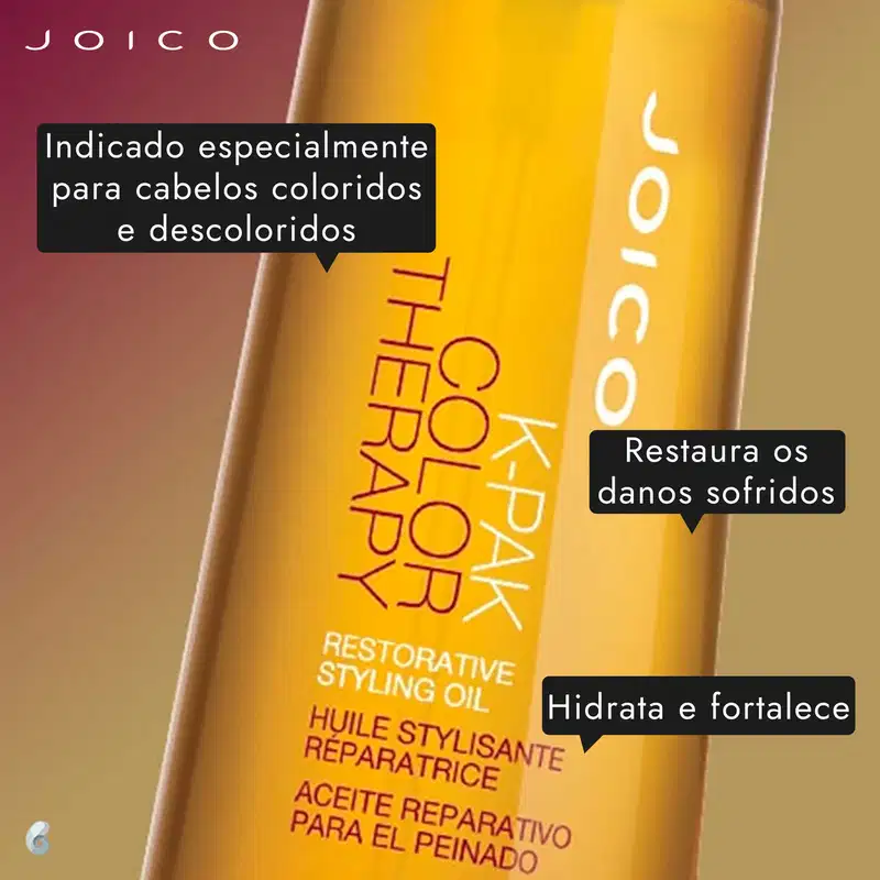 Joico K-PAK Color Therapy Restorative Styling - Óleo Capilar 100ml