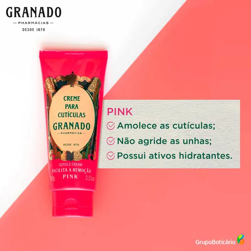 Granado Pink Creme - Hidratante para Cutículas 100g