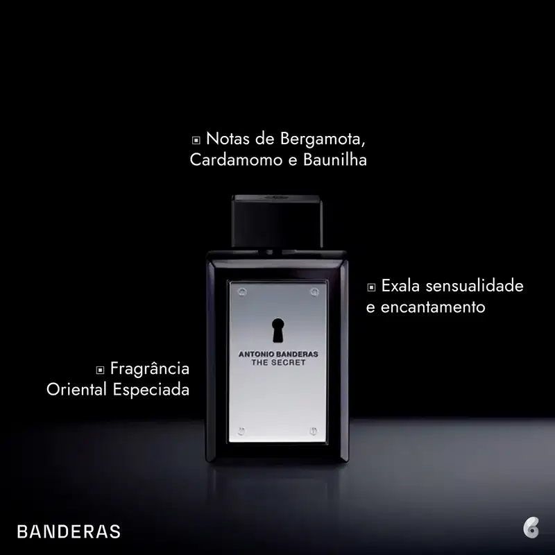 The Secret Banderas Eau de Toilette - Perfume Masculino 30ml