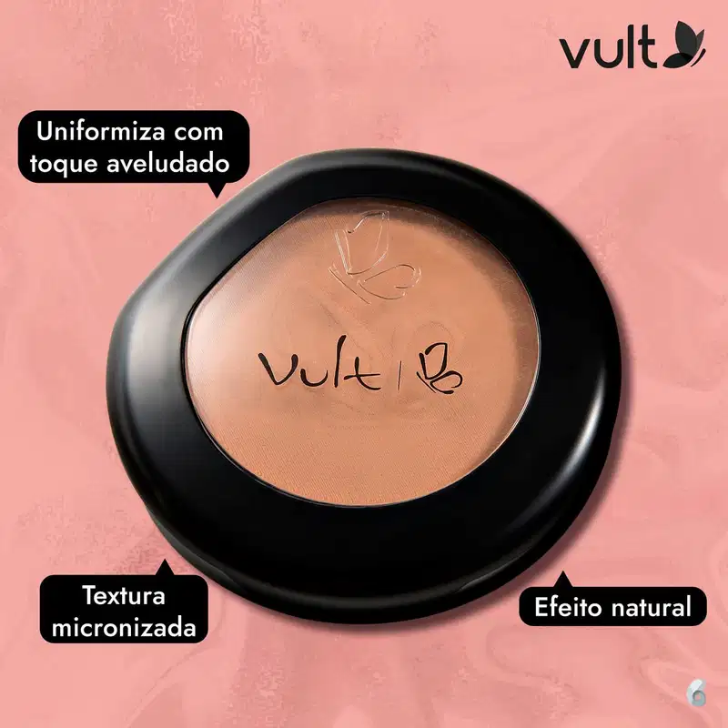Vult Make Up 06 Marrom - Pó Compacto Matte 9g