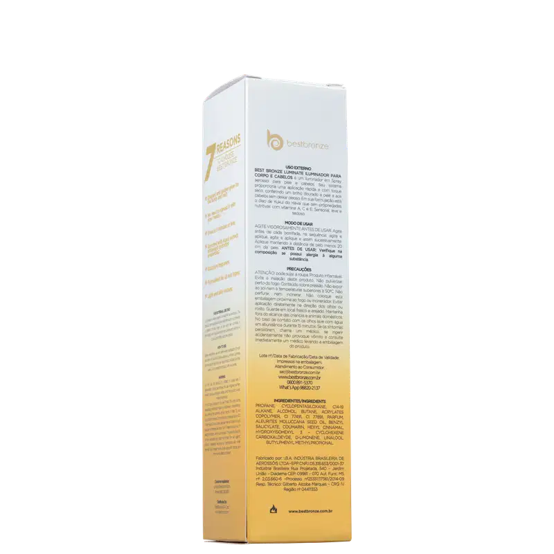 Best Bronze Luminate - Spray de Brilho 150ml