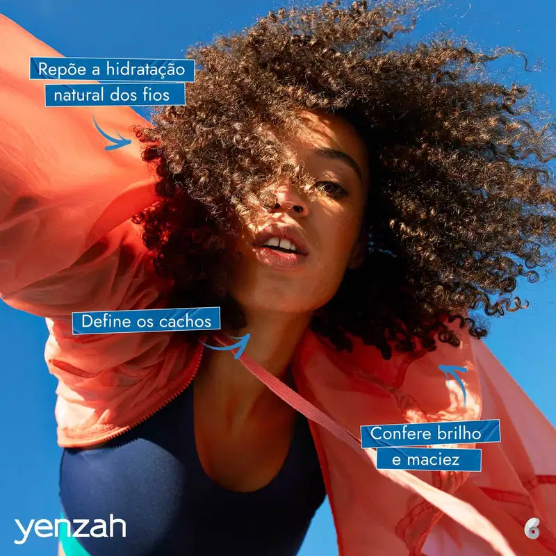 Yenzah Sou+Cachos - Máscara de Nutrição 480g