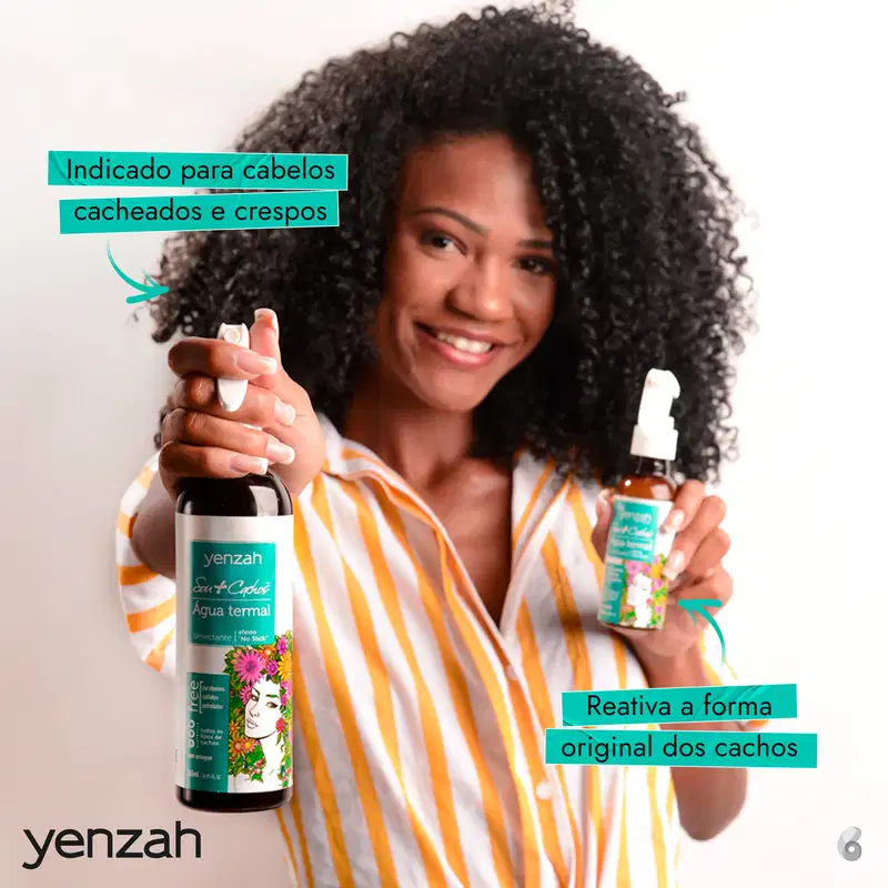 Yenzah Sou+Cachos Água Termal - Leave-in 365ml