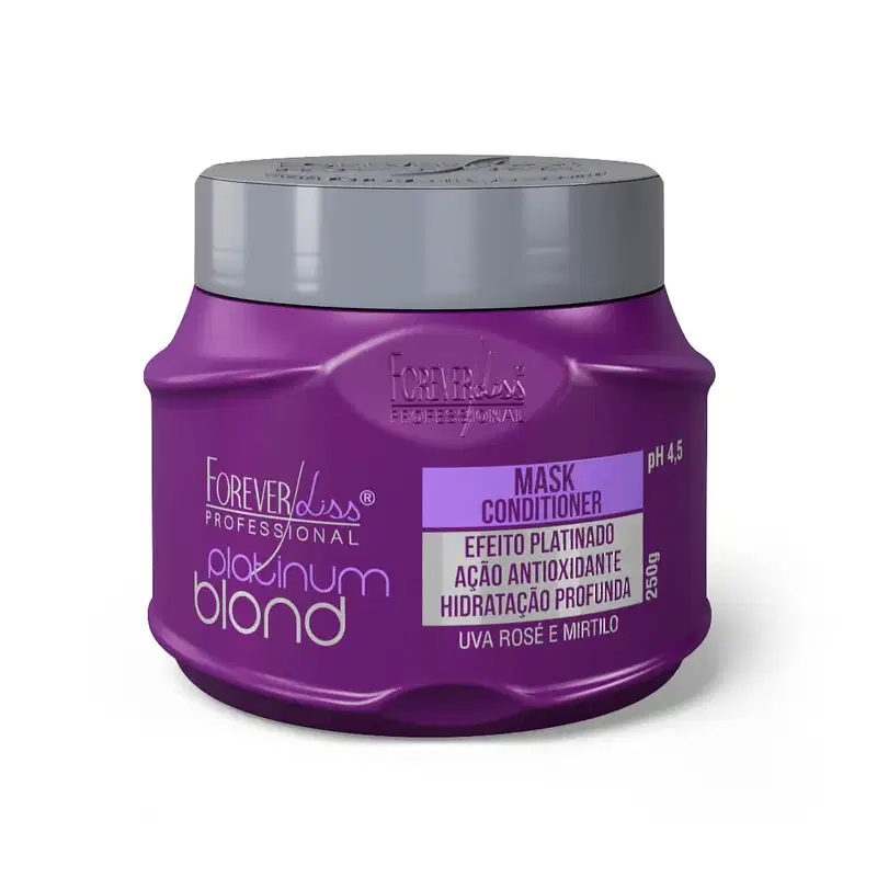 Forever Liss Professional Platinum Blond - Máscara Matizadora 250g
