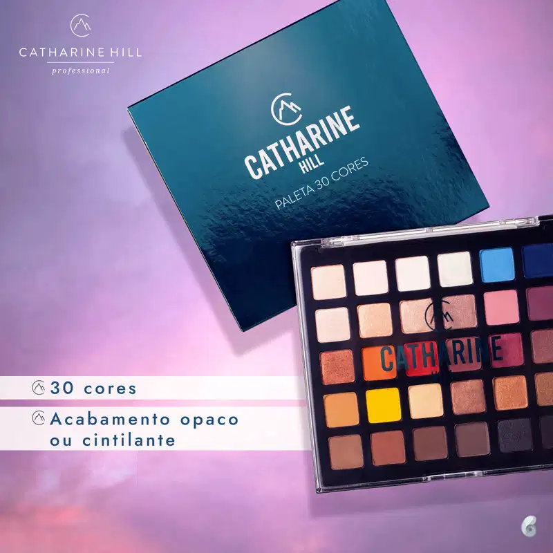 Catharine Hill Sombras Variadas 1017 - Paleta de Sombras 24g