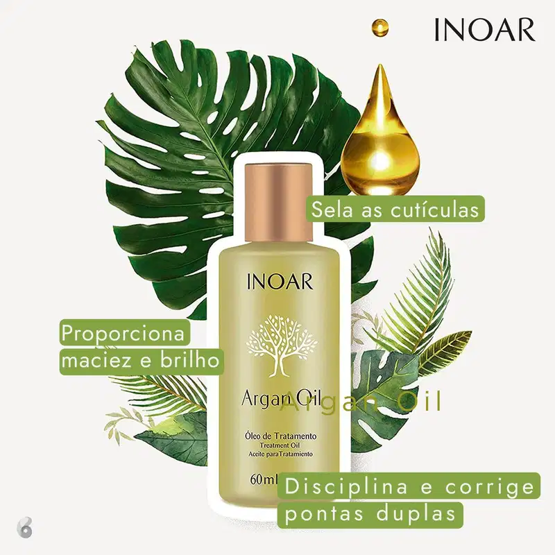 Inoar Argan Oil System - Óleo Capilar 60ml