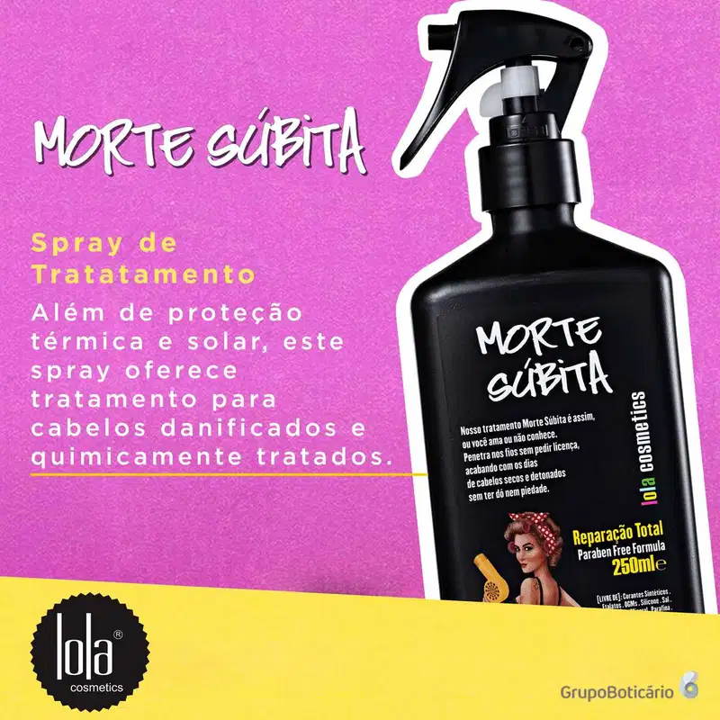 Morte Súbita Lola From Rio Reparação Total - Tratamento Capilar 250ml