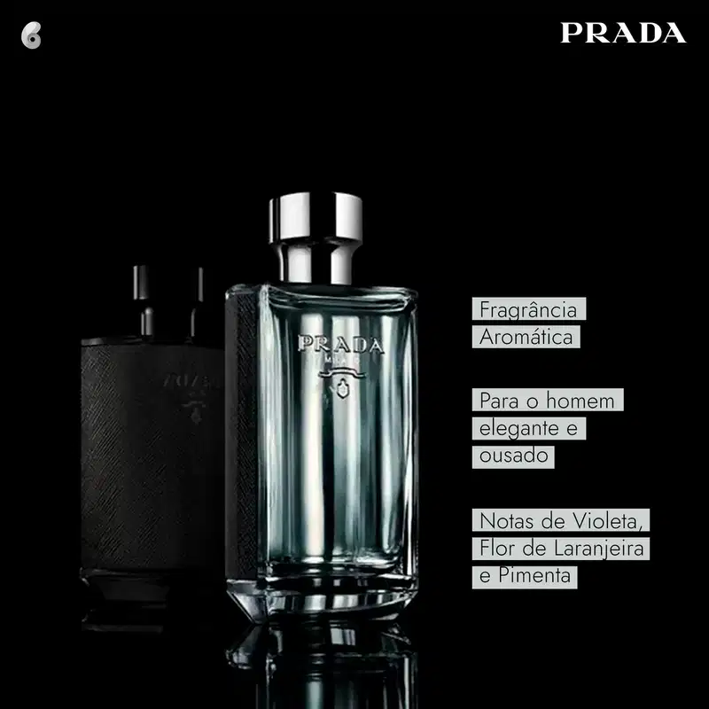 L'Homme PRADA Eau de Toilette - Perfume Masculino 50ml