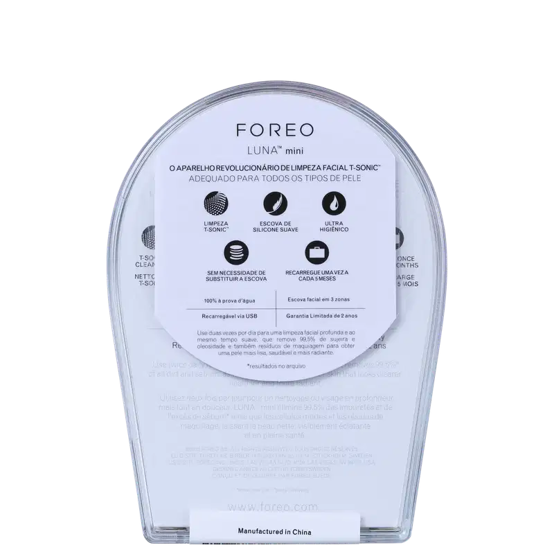 FOREO Luna Mini 2 Pearl Pink - Escova de Limpeza Facial