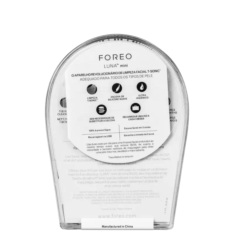 FOREO Luna Mini 2 Midnight - Escova de Limpeza Facial