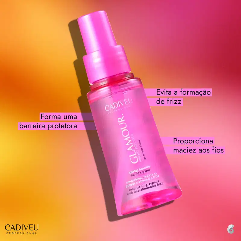 Cadiveu Professional Glamour Cristal Líquido - Reparador de Pontas 65ml
