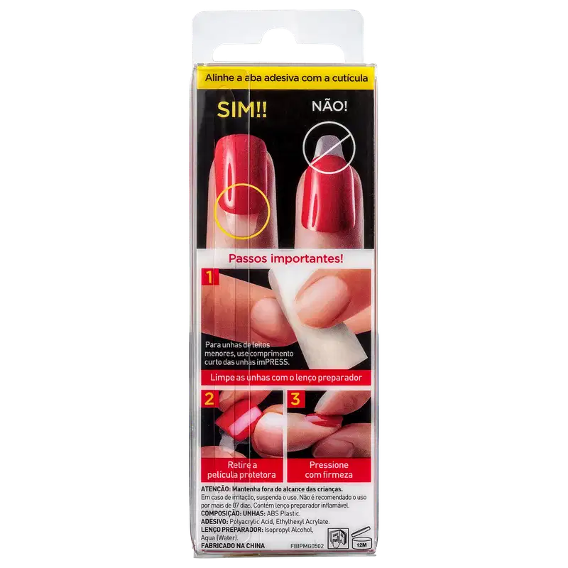 Kiss New York Impress Curta Summer Love - Unhas Postiças
