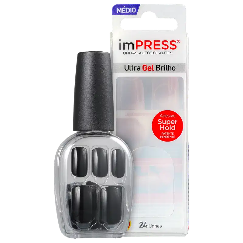 Kiss New York Impress Média All Fired Up - Unhas Postiças