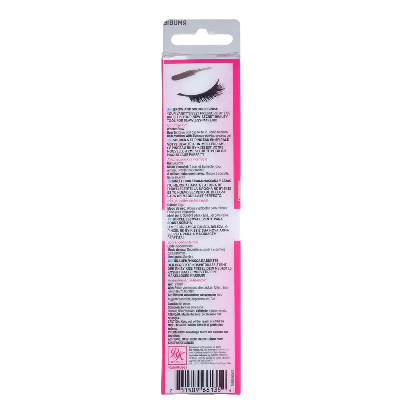 Ruby Kisses Brown - Pincel para Sobrancelhas 3g