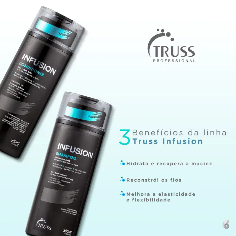 Combo Infusion: Shampoo 300ml + Condicionador 300ml