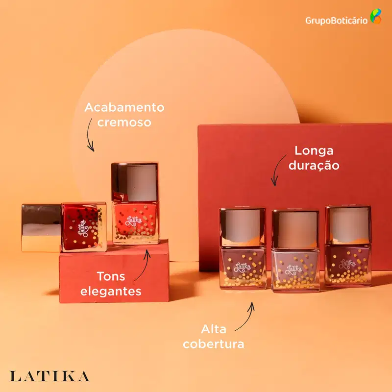 Latika Confetti Rose - Esmalte Cremoso 9ml