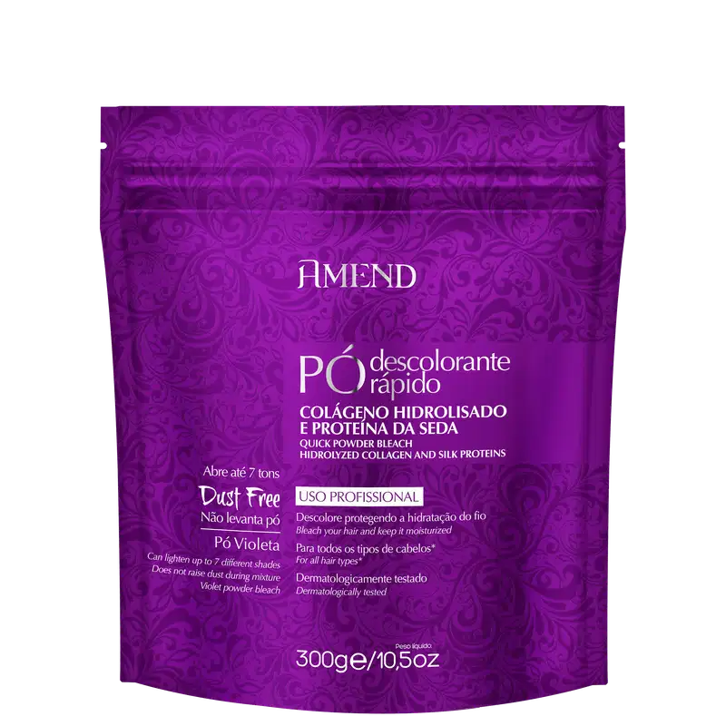Amend Colágeno e Proteína da Seda - Pó Descolorante 300g