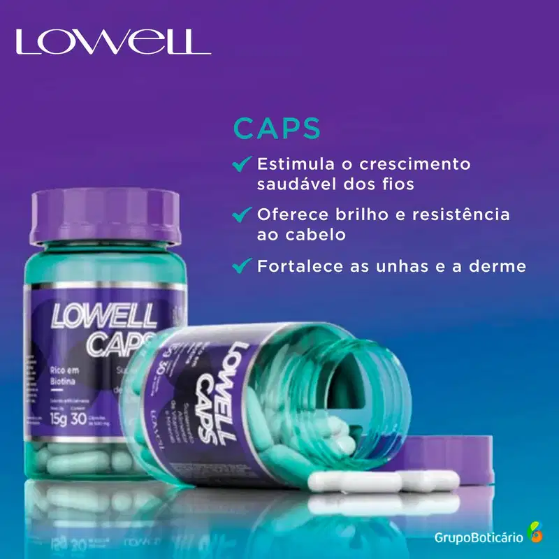 Lowell Caps - Suplemento Alimentar 30x500mg