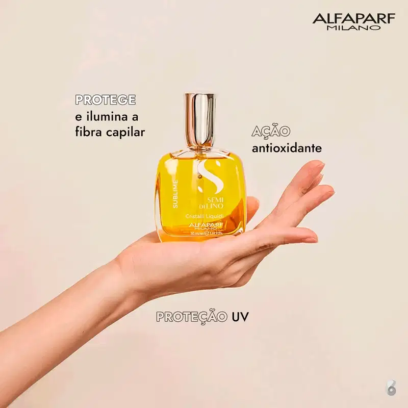 Alfaparf Semi di Lino Sublime Cristalli Liquidi - Óleo Capilar 30ml