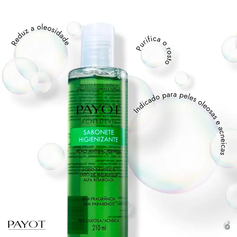 Payot Acnederm Higienizante - Sabonete Líquido Facial 210ml