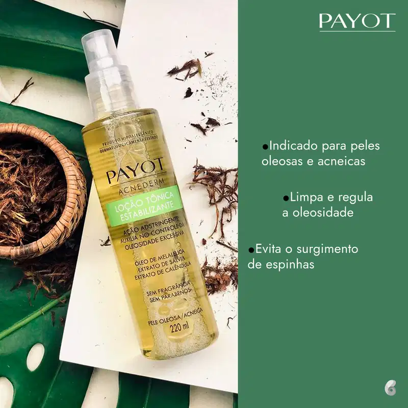 Payot Acnederm - Loção Tônica Estabilizante 220ml