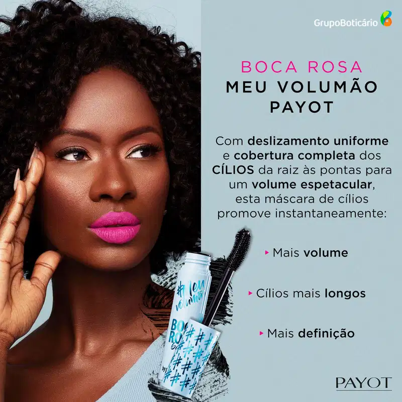 Boca Rosa Beauty by Payot Meu Volumão - Máscara para Cílios 6g