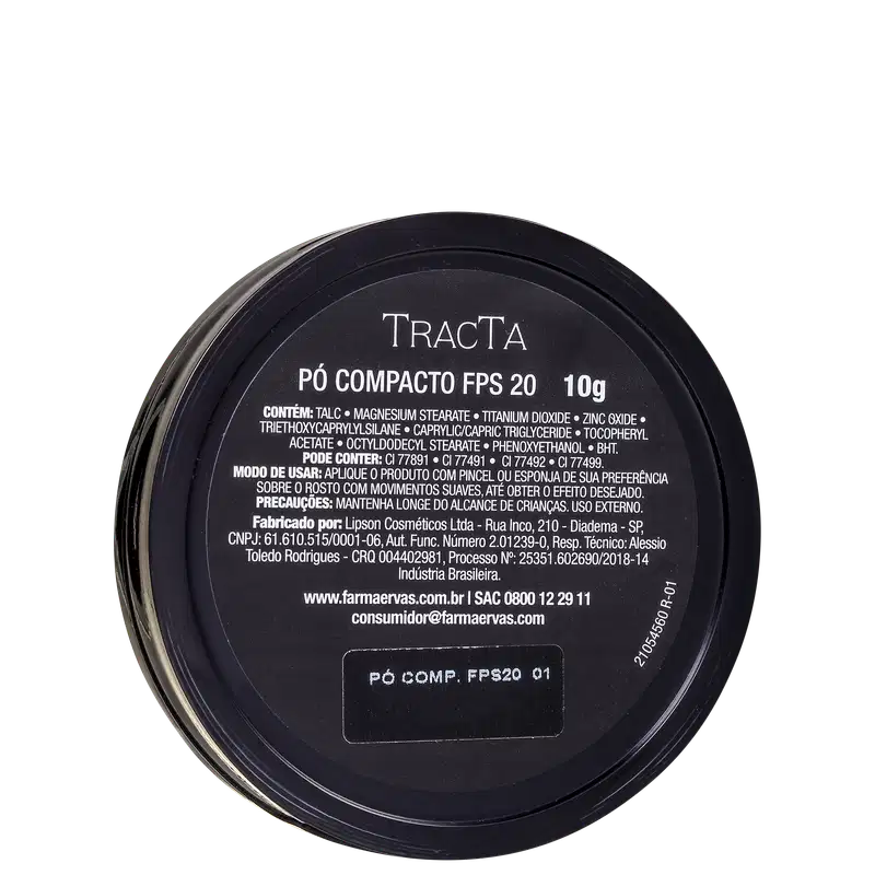 Tracta 01 FPS 20 - Pó Compacto 10g 